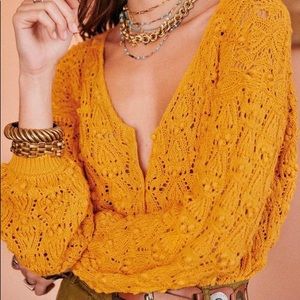 Sézane Annette jumper in yellow (small)